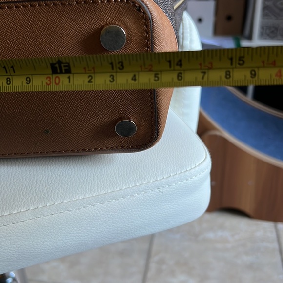 Michael Kors Logo Shoulder Bag / Tote,  Khaki/Brown - Picture 11 of 14